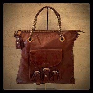 Brown leather Cynthia Rowley handbag/crossbody